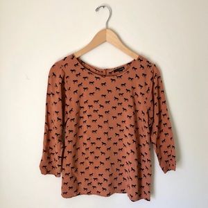 Urban Outfitters button-back top